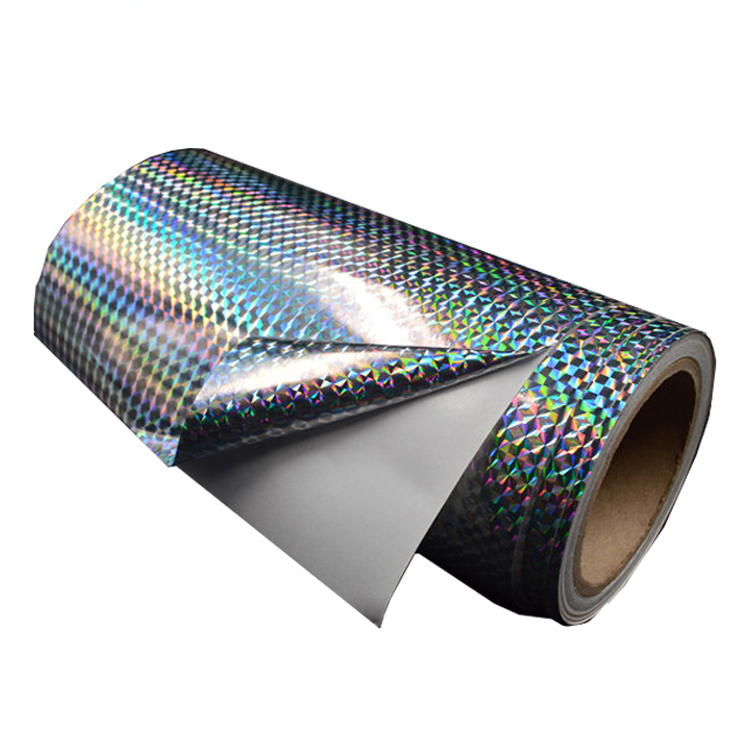 self adhesive holographic paper foil sticker material