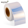 Rightint Glossy Silver PET Die Cut Label Roll For Printing